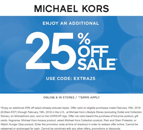 michael kors outlet discount coupon|michael kors extra discount code.